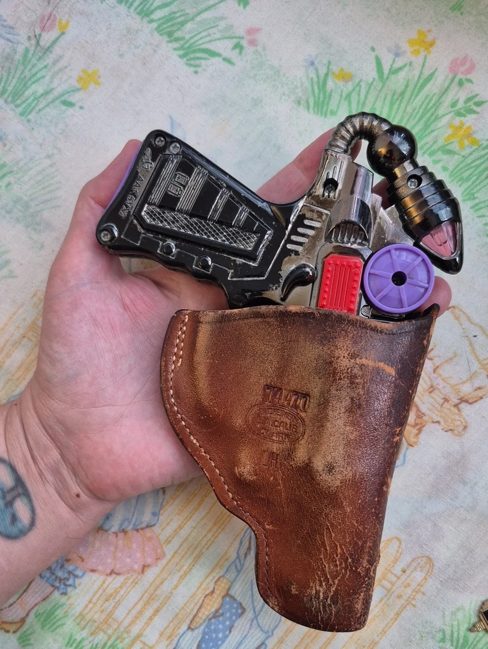 🌙Vintage Leather Holster Bucheimer Clark Left Hand LH 74 421 Brown OWB👉